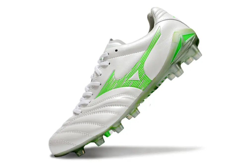 Mizuno Morelia Neo 3 FG - White/Lime Green/Transparent