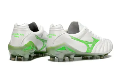 Mizuno Morelia Neo 3 FG - White/Lime Green/Transparent