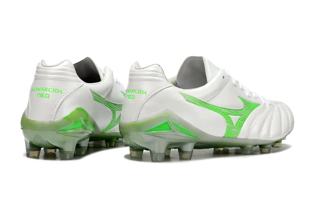 Mizuno Morelia Neo 3 FG - White/Lime Green/Transparent