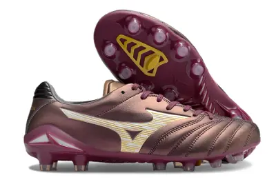 Mizuno Morelia Neo 3 FG - Bronze/Golden Yellow/Deep Pink