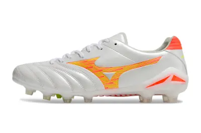 Mizuno Morelia Neo 3 FG - White/Vibrant Yellow/Neon Pink