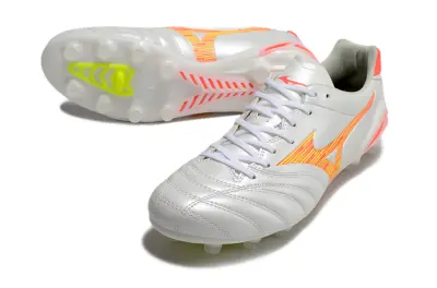 Mizuno Morelia Neo 3 FG - White/Vibrant Yellow/Neon Pink