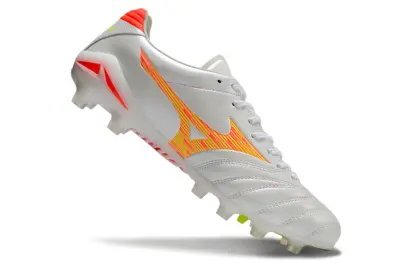 Mizuno Morelia Neo 3 FG - White/Vibrant Yellow/Neon Pink