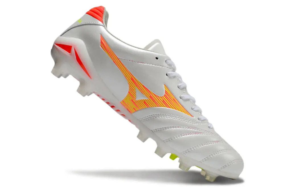 Mizuno Morelia Neo 3 FG - White/Vibrant Yellow/Neon Pink
