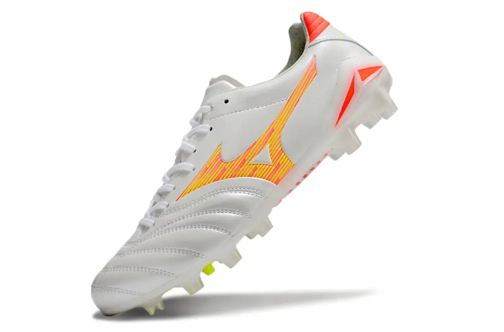 Mizuno Morelia Neo 3 FG - White/Vibrant Yellow/Neon Pink