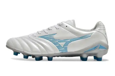 Mizuno Morelia Neo 3 FG - White/Ice Blue/Metallic Silver