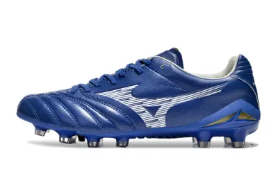 Mizuno Morelia Neo 3 FG - Blue/Electric Blue/Metallic Silver