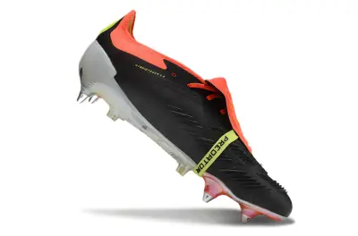 Adidas Predator 24 Elite Foldover Tongue SG - Black/Electric Orange/Neon Green