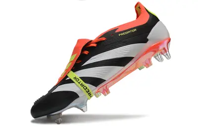 Adidas Predator 24 Elite Foldover Tongue SG - Black/Electric Orange/Neon Green