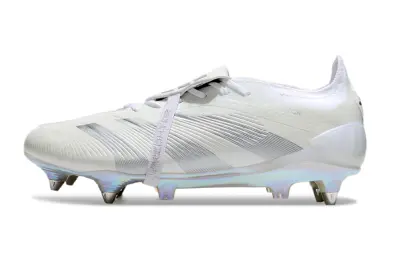 Adidas Predator 24 Elite Foldover Tongue SG - White/Iridescent Silver/Reflective Grey