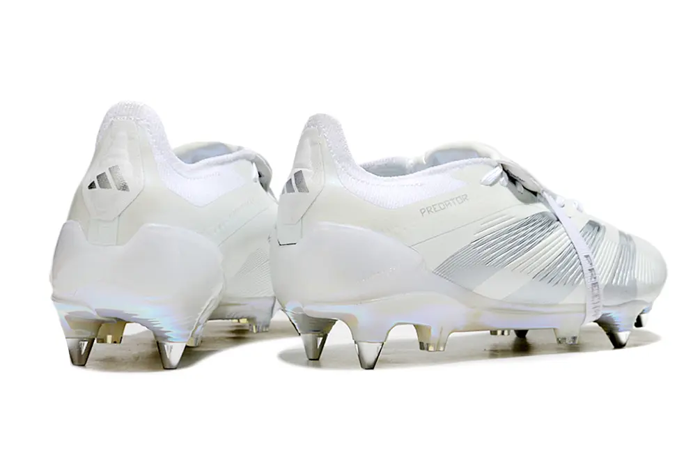 Adidas Predator 24 Elite Foldover Tongue SG - White/Iridescent Silver/Reflective Grey