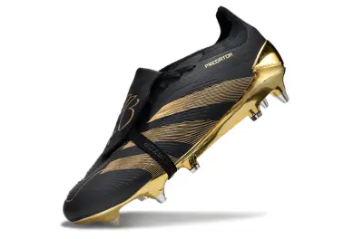 Adidas Predator 24 Elite Foldover Tongue SG - Black/Golden Black/Gold Shimmer