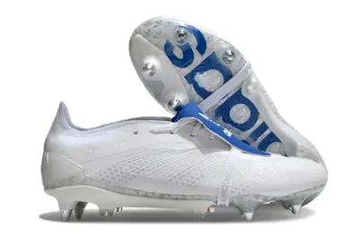 Adidas Predator 24 Elite Foldover Tongue SG - White/Bright Blue/Crystal White