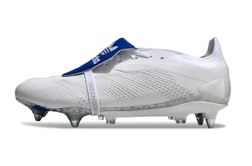 Adidas Predator 24 Elite Foldover Tongue SG - White/Bright Blue/Crystal White