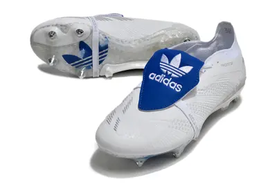 Adidas Predator 24 Elite Foldover Tongue SG - White/Bright Blue/Crystal White