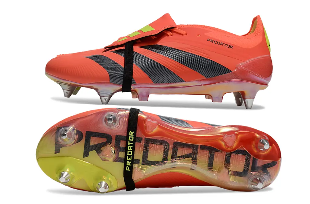 Adidas Predator 24 Elite Foldover Tongue SG - Orange/Neon Yellow/Black