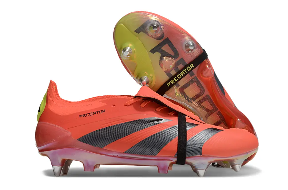 Adidas Predator 24 Elite Foldover Tongue SG - Orange/Neon Yellow/Black