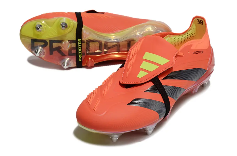 Adidas Predator 24 Elite Foldover Tongue SG - Orange/Neon Yellow/Black