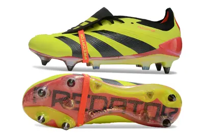 Adidas Predator 24 Elite Foldover Tongue SG - Yellow/Luminous Yellow/Jet Black