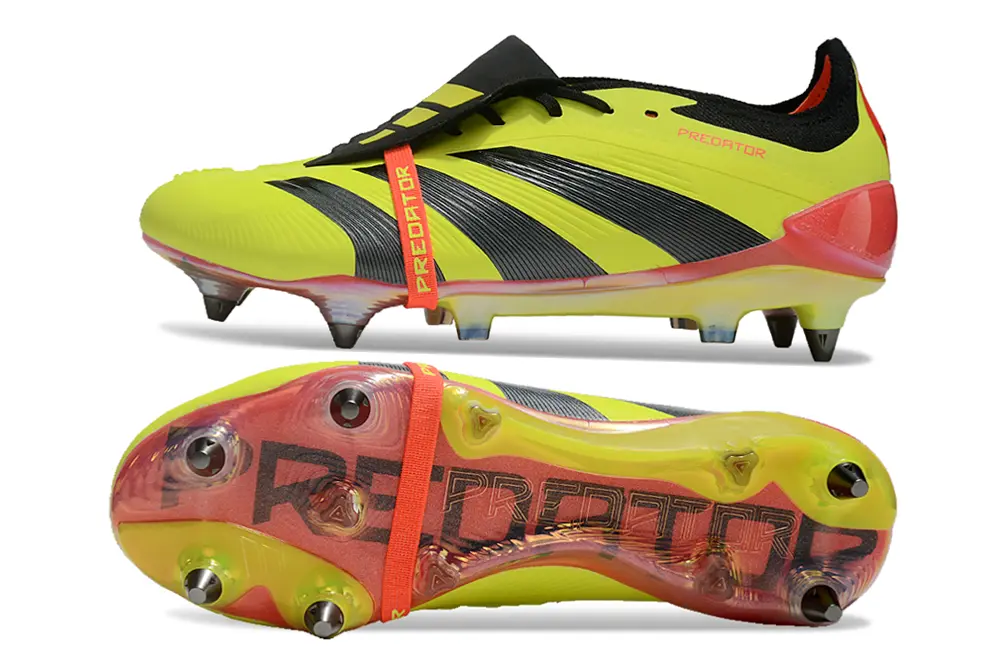 Adidas Predator 24 Elite Foldover Tongue SG - Yellow/Luminous Yellow/Jet Black