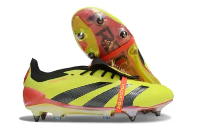 Adidas Predator 24 Elite Foldover Tongue SG - Yellow/Luminous Yellow/Jet Black
