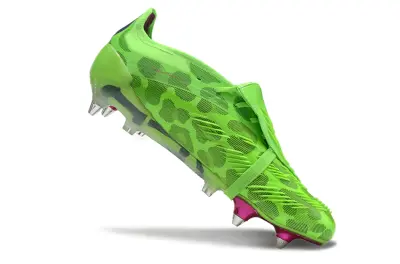 Adidas Predator 24 Elite Foldover Tongue SG - Green/Neon Green/Fuchsia Pink