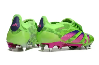 Adidas Predator 24 Elite Foldover Tongue SG - Green/Neon Green/Fuchsia Pink