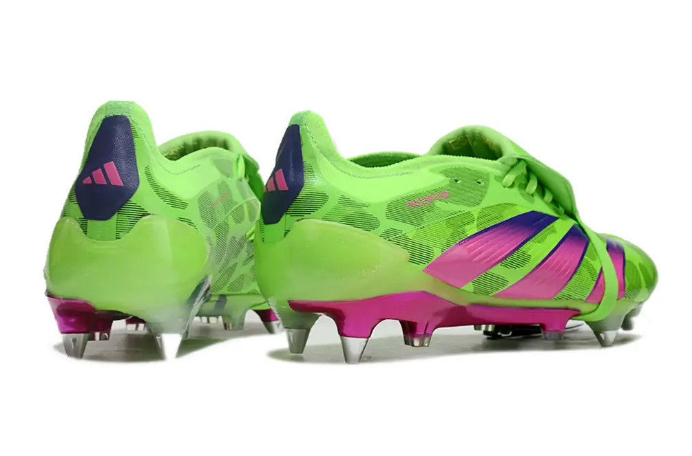 Adidas Predator 24 Elite Foldover Tongue SG - Green/Neon Green/Fuchsia Pink