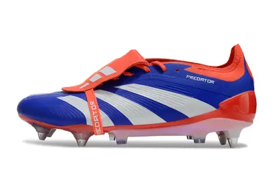 Adidas Predator 24 Elite Foldover Tongue SG - Blue/Vibrant Blue/Fiery Red