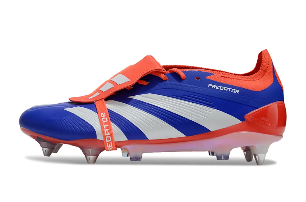 Adidas Predator 24 Elite Foldover Tongue SG - Blue/Vibrant Blue/Fiery Red