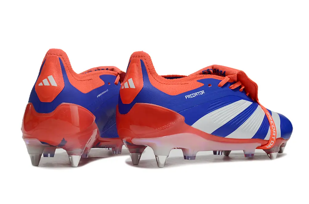 Adidas Predator 24 Elite Foldover Tongue SG - Blue/Vibrant Blue/Fiery Red