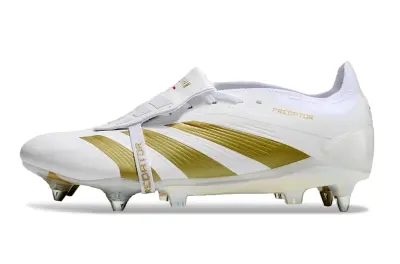 Adidas Predator 24 Elite Foldover Tongue SG - White/Gold Accent/Impact White