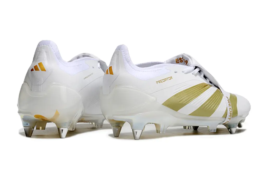 Adidas Predator 24 Elite Foldover Tongue SG - White/Gold Accent/Impact White