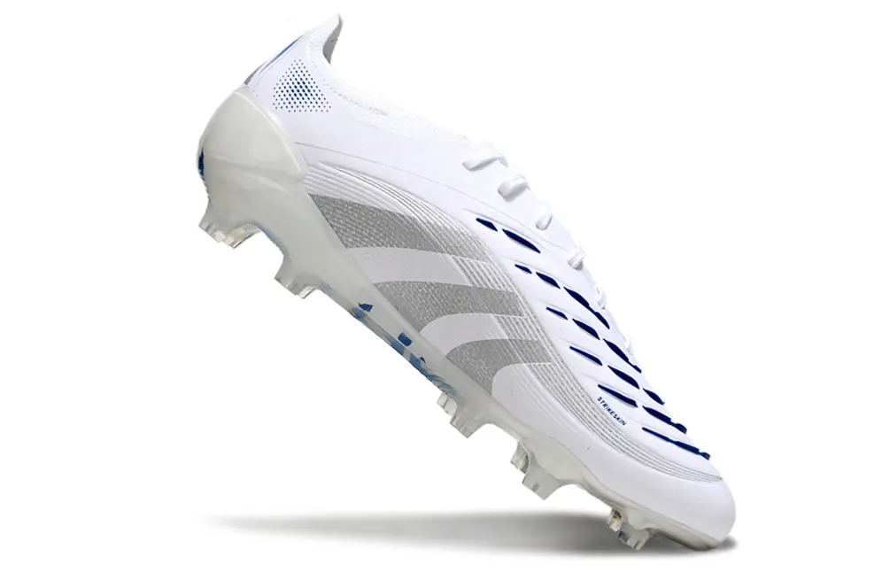 Adidas Predator 25 Elite FG - White/Silver/Blue