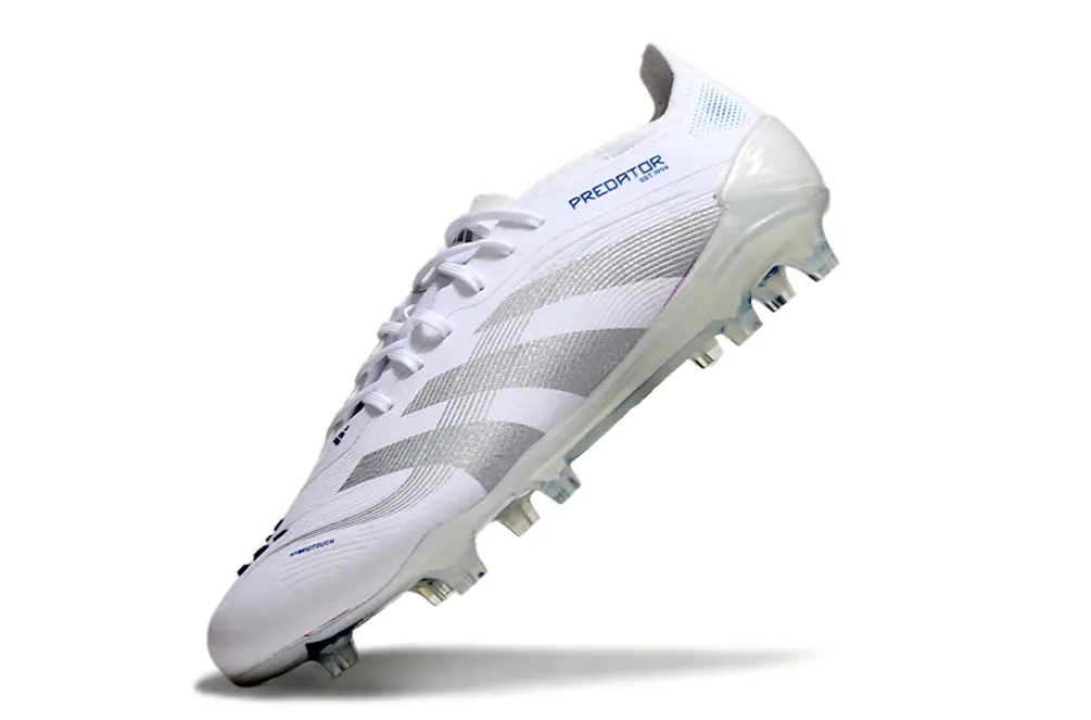 Adidas Predator 25 Elite FG - White/Silver/Blue