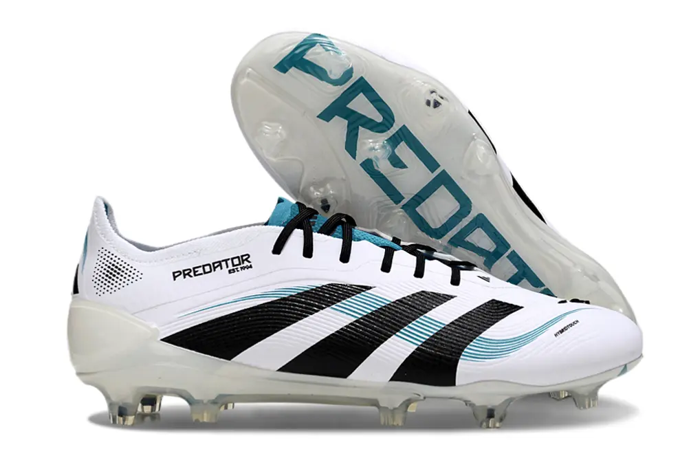 Adidas Predator 25 Elite FG - White/Black/Teal