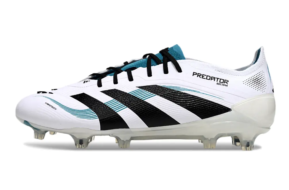 Adidas Predator 25 Elite FG - White/Black/Teal