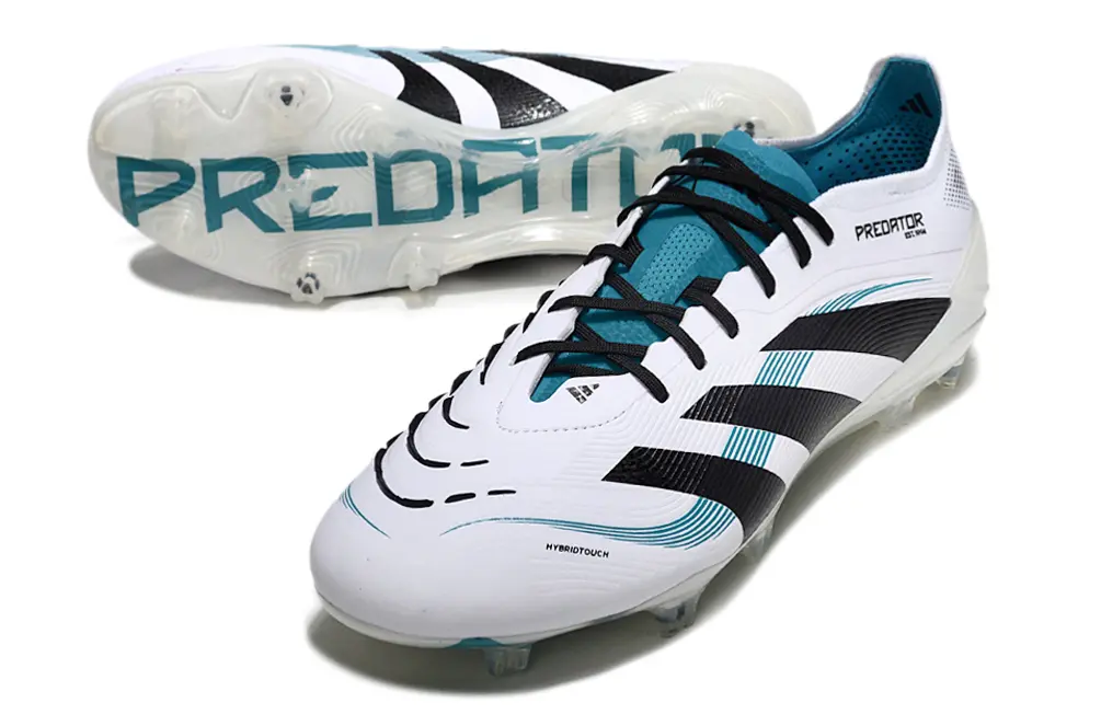 Adidas Predator 25 Elite FG - White/Black/Teal