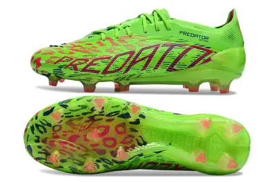 Adidas Predator 25 Elite FG - Green/Neon Green/Pink Burst