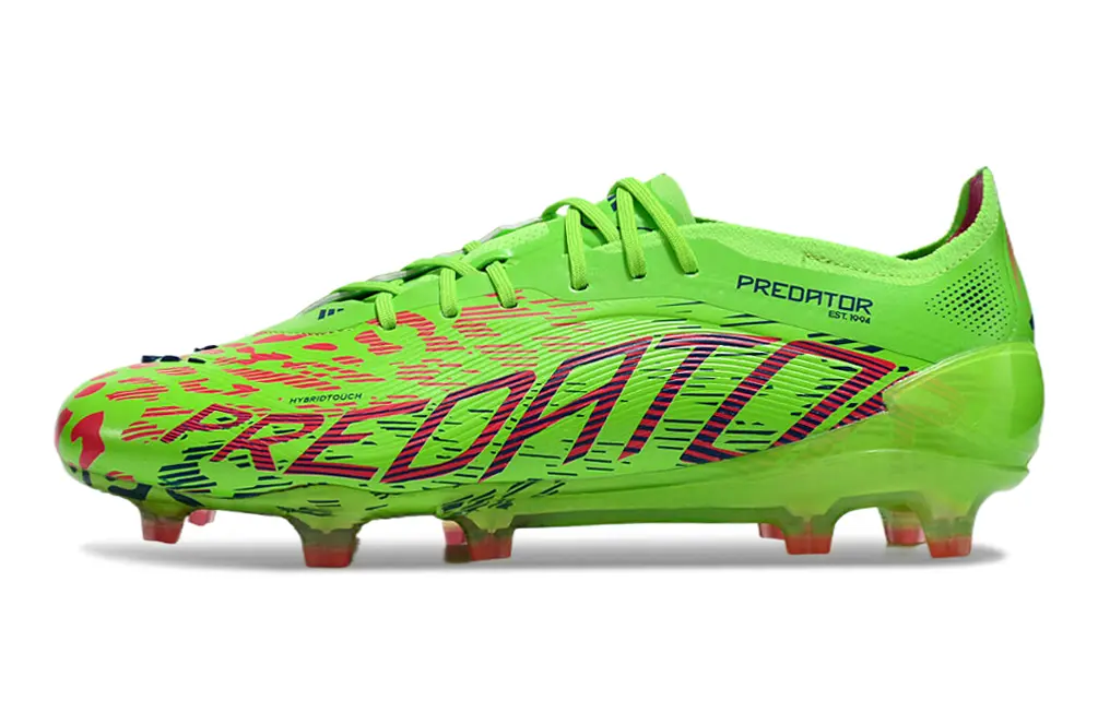 Adidas Predator 25 Elite FG - Green/Neon Green/Pink Burst