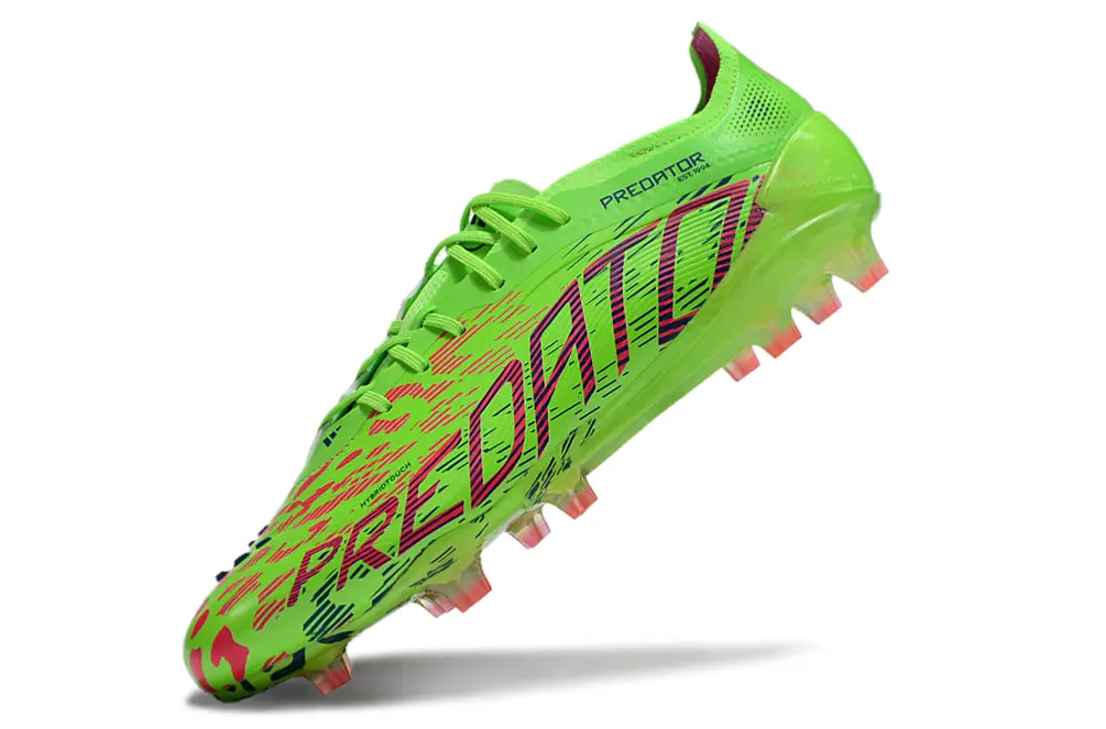 Adidas Predator 25 Elite FG - Green/Neon Green/Pink Burst