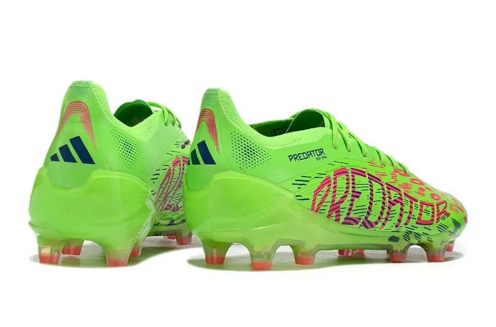 Adidas Predator 25 Elite FG - Green/Neon Green/Pink Burst