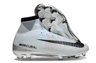 CR7 x Nike Mercurial Superfly 5 Elite FG - White/Iridescent Silver/Black