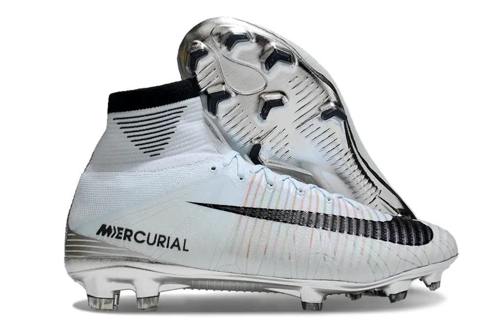 CR7 x Nike Mercurial Superfly 5 Elite FG - White/Iridescent Silver/Black