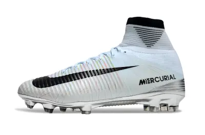 CR7 x Nike Mercurial Superfly 5 Elite FG - White/Iridescent Silver/Black