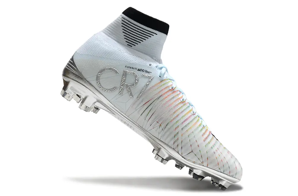 CR7 x Nike Mercurial Superfly 5 Elite FG - White/Iridescent Silver/Black