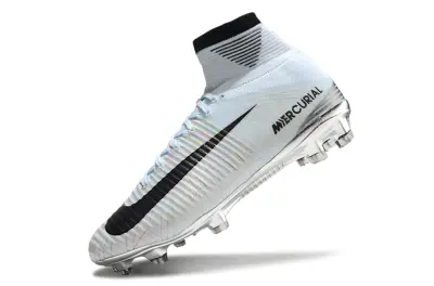 CR7 x Nike Mercurial Superfly 5 Elite FG - White/Iridescent Silver/Black