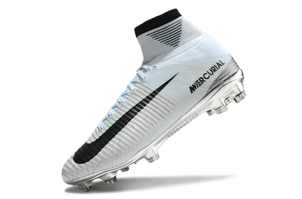 CR7 x Nike Mercurial Superfly 5 Elite FG - White/Iridescent Silver/Black
