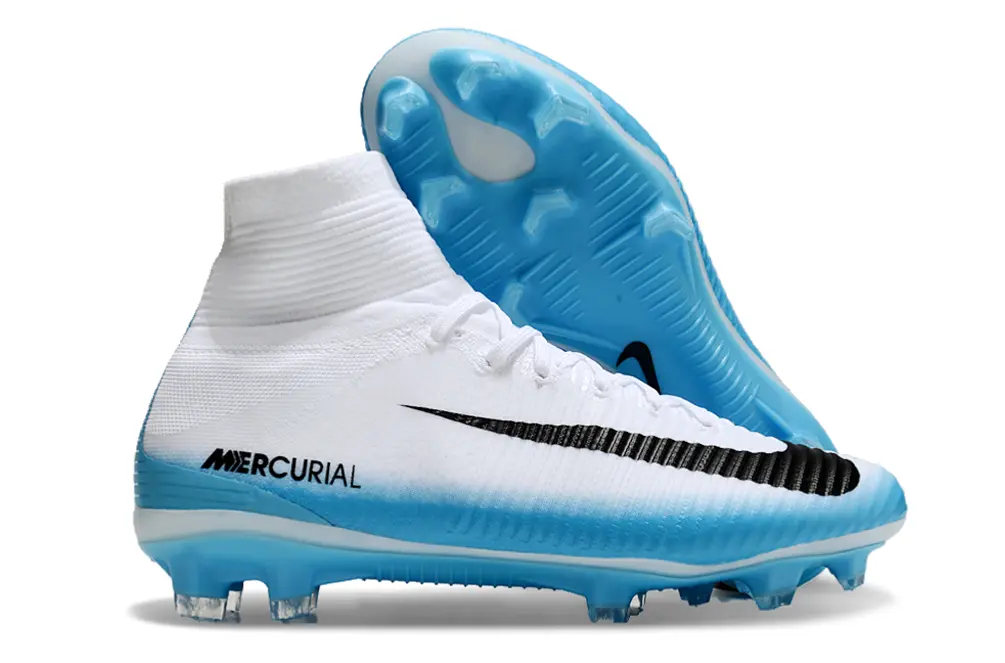 Nike Mercurial Superfly 5 Elite FG - White/Aqua Blue/Black