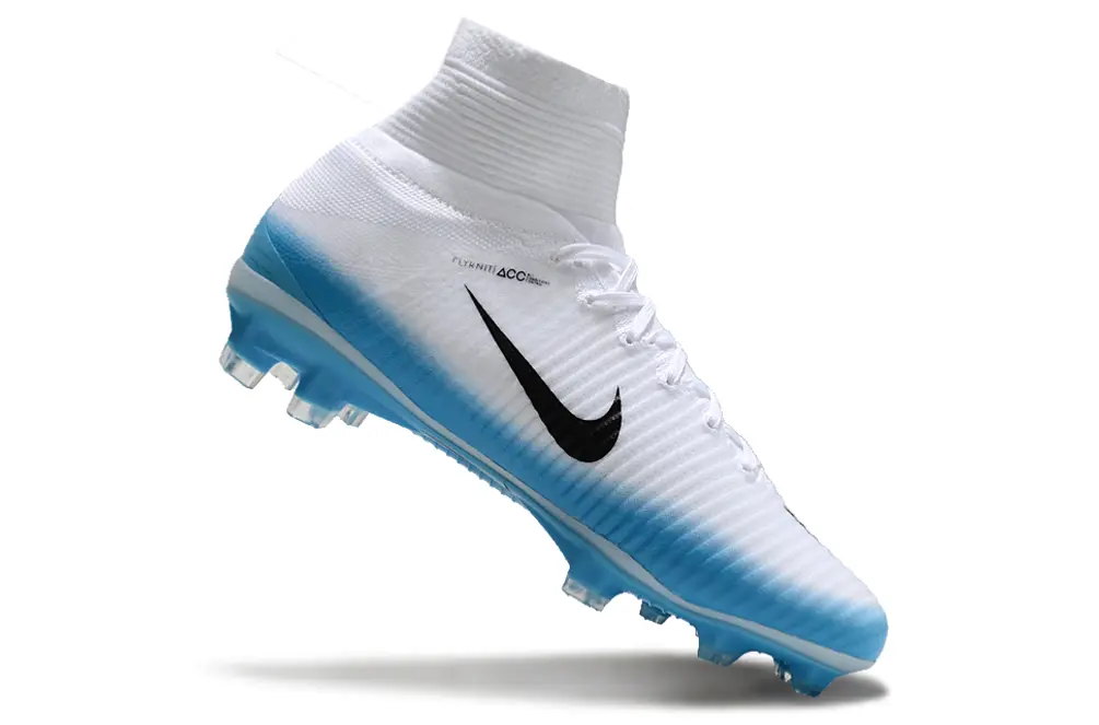 Nike Mercurial Superfly 5 Elite FG - White/Aqua Blue/Black